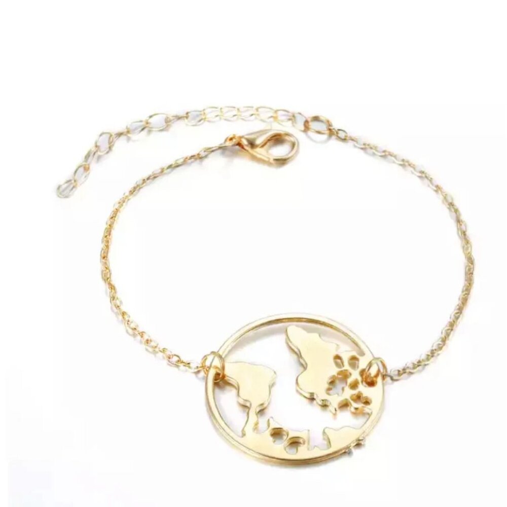 🍒2/$25 Dainty EARTH Bracelet 🌎 - Picture 2 of 8